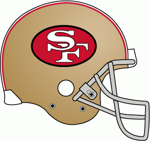 San Francisco 49ers 1989-1995 Helmet Logo iron on transfers for clothing